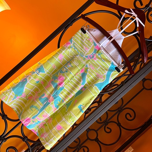 LILLY PULITZER Map To Miami *White Label Dress - Picture 2 of 11